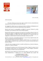 Réaction de l'UD CGT Oise suite au décès de Bernard Gaudou