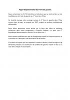 Appel départemental du Front de gauche pour le 2nd tour des Législatives - 11 juin 2012