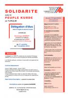 Alain Blanchard apporte la solidarité de l'ANECR et du PCF aux Kurdes de Turquie-Programme ANECR - Creil, 28 octobre 2012 