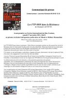 17 novembre, Amiens - Projection du documentaire « Les FTP-MOI dans la Résistance »-CP