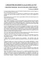 Bernard Lamirand-L'industrie française : déclin ou relance, débattons-en ! - 21 novembre 2012