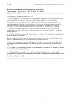 Accord de sécurisation de l'emploi : un dynamitage du droit du travail-Communiqué de la CGT - 11 janvier 2013