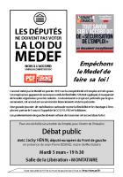Tract contre l'accord CFDT-Medef - Oise, 19 février 2013