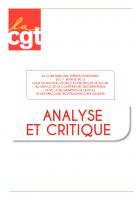 Document de la CGT « Analyse et critique de l'ANI » - 5 février 2013