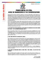 Lettre ouverte de Jean-Pierre Bosino « Punch Metal - ex-Still : assez de manœuvres et de tergiversations » - 22 février 2013 