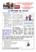 Journal des communistes du Bassin creillois - Section PCF de Creil-Nogent-sur-Oise, 15 mars 2013