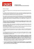 Lettre ouverte au député local PS - Front de gauche Chambly et environs, 2 mars 2013