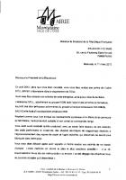 Lettre ouverte d'Alain Blanchard et Jean-Pierre Bosino au président de la République concernant Still et Juy SA - 11 mars 2013