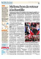 20130505-Aujourd'hui en France-Mélenchon de retour à la Bastille