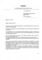 Courrier du président du Conseil de surveillance aux personnels des hôpitaux de Creil et de Senlis - 28 juin 2013