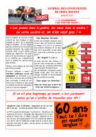 Journal des communistes du Bassin creillois - Section PCF de Creil-Nogent, juillet 2013