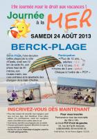 Tract pour la journée à la mer 2013-Version Beauvais - Berck-Plage, 24 août 2013