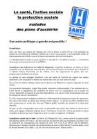 Tract concernant la situation aux hôpitaux de Creil et de Senlis - Section PCF de Creil-Nogent, 12 août 2013
