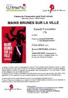 9 novembre, Clermont - Ligue des droits de l'Homme-Projection-débat autour de « Mains brunes sur la ville »