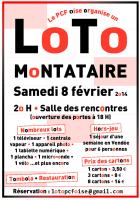 8 février, Montataire - Super loto du PCF Oise - Inscrivez-vous !