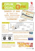 Attac-Forum social de l'Oise-Programme - 17 mai 2014, Clermont