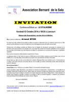 Espace Marx Oise-Conférence-débat « Le stalinisme », avec Arnaud Spire-Invitation - Clermont, 26 septembre 2014