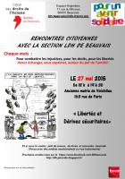 27 mai, Beauvais - Ligue des Droits de l'Homme-Rencontre citoyenne « Libertés et dérives sécuritaires »