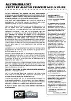 Tract « Alstom Belfort : l'État et Alstom peuvent mieux faire » - Section PCF de Nanteuil-Betz, 8 octobre 2016