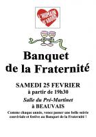 Invitation de l'Humain d'abord au Banquet de la Fraternité - Beauvais, 25 février 2017