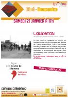 21 janvier, Clermont - LDH Oise-Ciné-rencontre « Liquidation », en présence de Mourad Laffitte