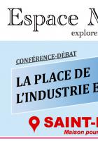 31 mars, Saint-Maximin - Espace Marx60-Conférence-débat « La place de l'industrie en France », avec Bernard Devert