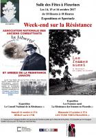 14 au 16 octobre, Fleurines - ANACR-Week-end sur la Résistance