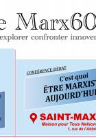 26 octobre, Saint-Maximin - Conférence-débat « Quel retour à Marx : c'est quoi le marxisme aujourd'hui ? », avec Bernard Vasseur