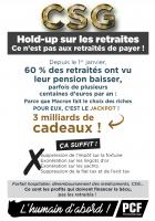 Tract « CSG : hold-up sur les retraites, ce n'est pas aux retraités de payer ! » - PCF Oise, 14 juin 2018