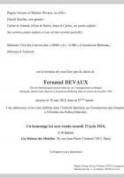 23 juin, Paris - Hommage à Fernand Devaux