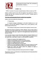 Communiqué « Non à l'ouverture d'un nouvel entrepôt Amazon à Senlis » - Attac Oise, 5 mai 2020