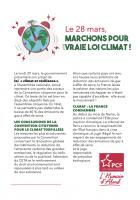 Flyer « Le 28 mars, marchons pour une vraie loi climat » - PCF, 28 mars 2021