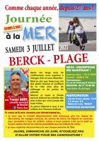 Flyer « Journée à la mer à Breck-plage » - PCF Beauvaisis, 3 juillet 2021