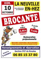 Flyer « Brocante à La Neuville-en-Hez » - PCF Bresles, 10 octobre 2021