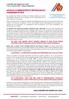 Tract « Congrès de l'UMO : les élu·e·s communistes et républicaine·s s'adressent à vous » - ADECR Oise, 6 novembre 2021