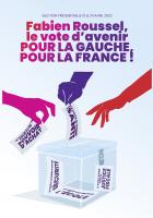 Flyer « Fabien Roussel, le vote d'avenir pour la gauche, pour la France ! » - PCF, avril 2022