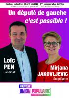 Flyer Nupes « Un député de gauche c'est possible ! » - 7e circonscription de l'Oise, 6 mai 2022