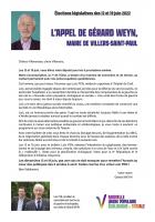 Appel de Gérard Weyn, maire de Villers-Saint-Paul : « votez Loïc Pen ! » - 7e circonscription de l'Oise, 12 & 19 juin 2022