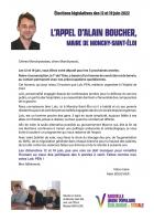 Appel d'Alain Boucher, maire de Monchy-Saint-Éloi : « votez Loïc Pen ! » - 7e circonscription de l'Oise, 12 & 19 juin 2022