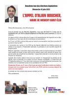 Appel d'Alain Boucher, maire de Monchy-Saint-Éloi, pour le second tour : « votez Loïc Pen ! » - 7e circonscription de l'Oise, 19 juin 2022