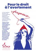 Flyer « Pour le droit à l'avortement » - PCF, 30 juin 2022