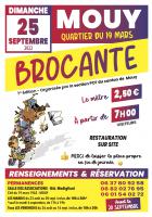 Flyer « Brocante à Mouy » - Section PCF du canton de Mouy, 25 septembre 2022