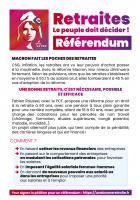 Flyer « Retraite, le peuple doit décider : référendum ! » - PCF Oise, 19 janvier 2023