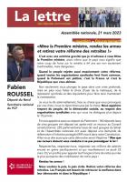 Flyer « Retraites : le peuple doit décider ! Référendum » - PCF Beauvaisis, 23 mars 2023