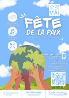 Flyer « Fête de la Paix, une fête pour l'humain et la planète d'abord » - PCF Oise, 28 mai 2023