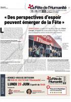 20230621-L'Huma-Le Plessis-Pâté/Brétigny-sur-Orge-Philippe Corzani, maire (PCF) de Fleury-Mérogis : « Des perspectives d'espoir peuvent émerger de la Fête »
