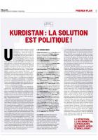 Appel de 50 personnalités « Kurdistan : la solution est politique » - L'Humanité, 9 février 2024