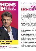 Appel à voter Léon Deffontaines [version PCF Oise] - La Gauche unie pour le monde du travail, 15 mars 2024