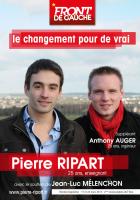 Affiche de campagne du Front de gauche - 2e circonscription, 15 février 2013