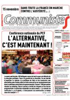 Journal CommunisteS n° 573 - 12 novembre 2014